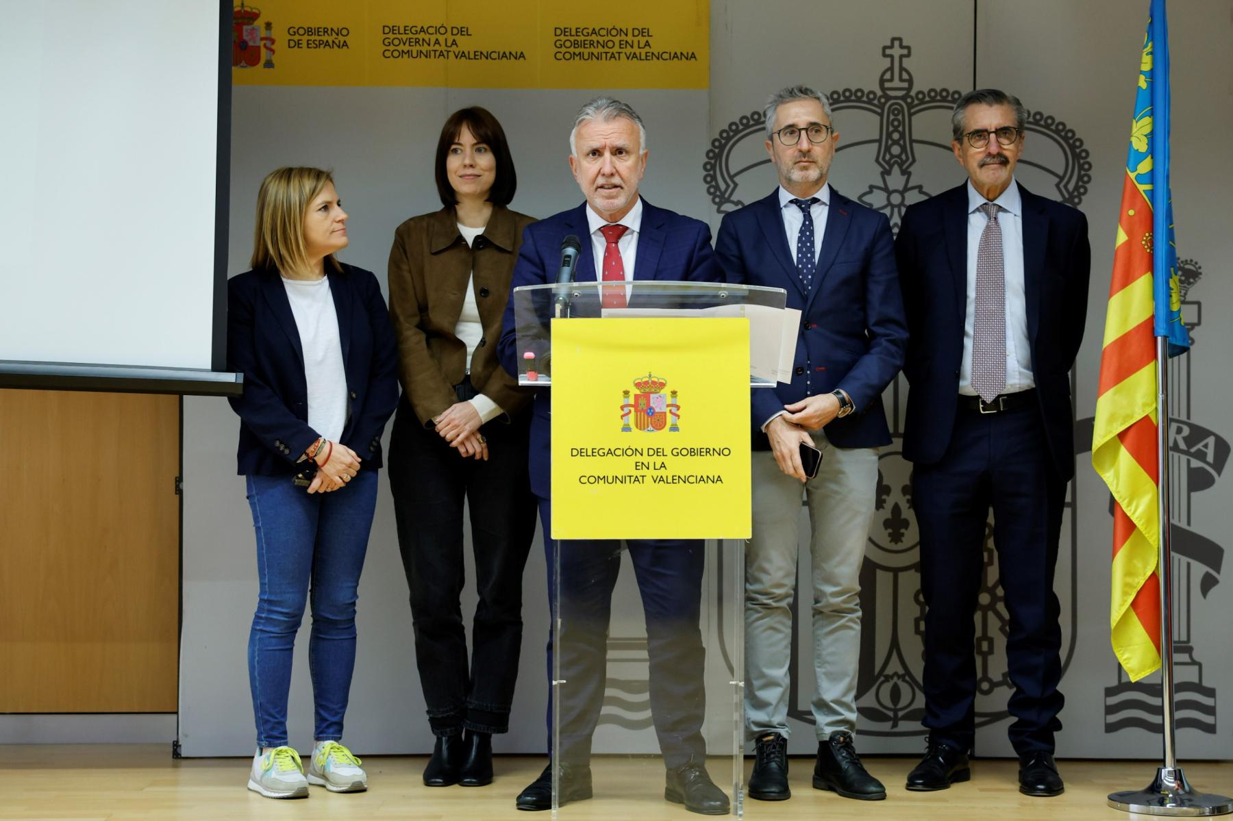 Comparecencia en la Delegación del Gobierno en la Comunitat Valenciana