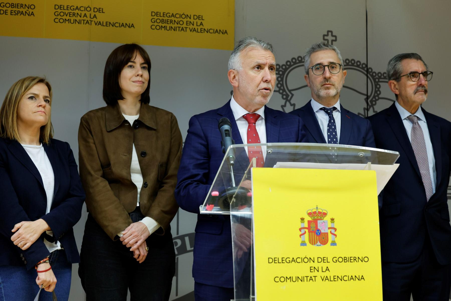 Comparecencia en la Delegación del Gobierno en la Comunitat Valenciana