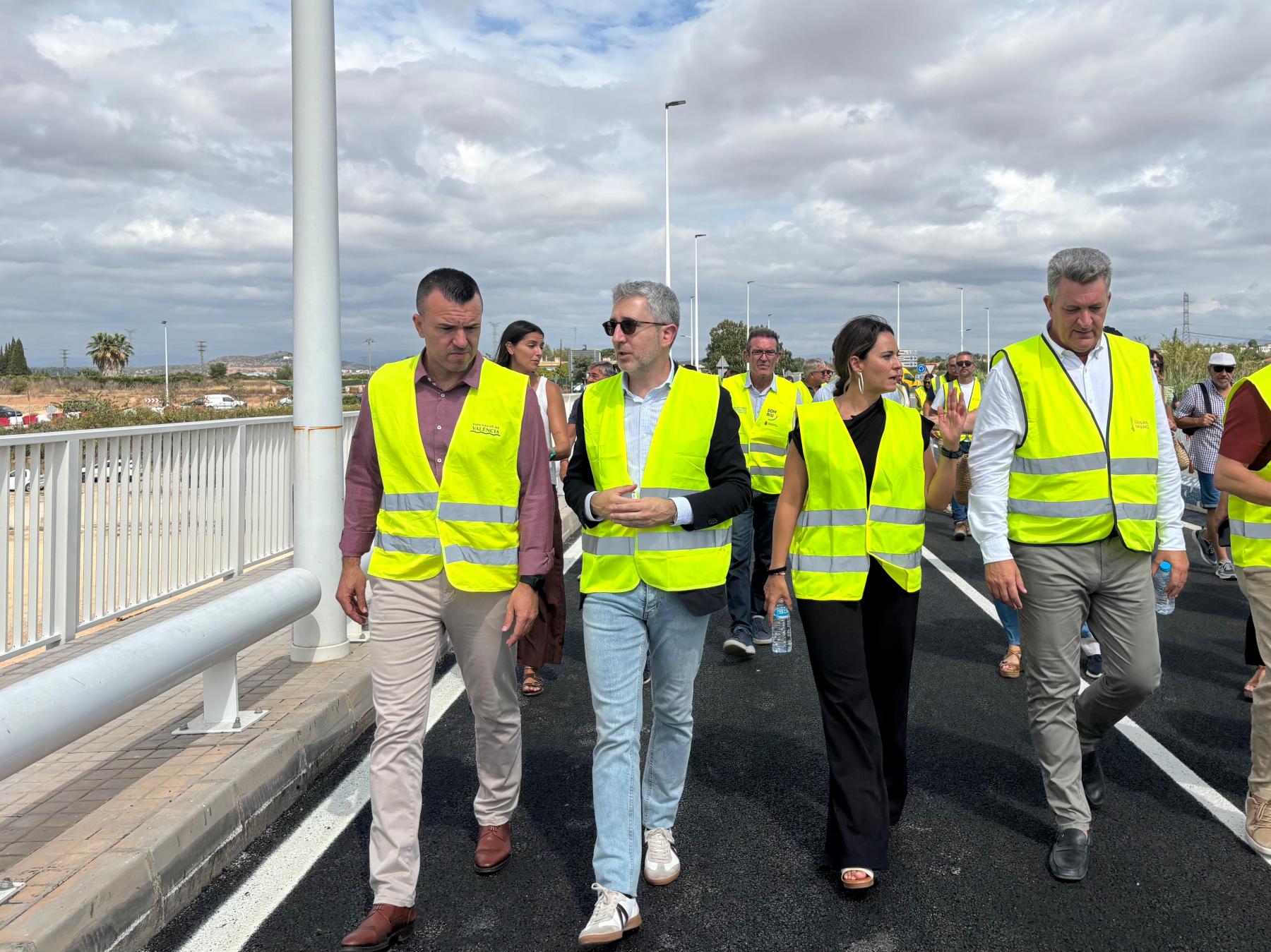Finaliza la reconstrucción del puente sobre el río Turia de la CV-336 en Riba-roja de Túria y Villamarxant, financiado por el Gobierno de España con 2,5 M€