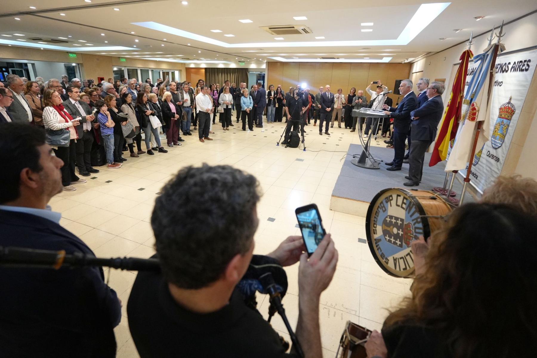 Encuentro con la colectividad española en Buenos Aires (Argentina)