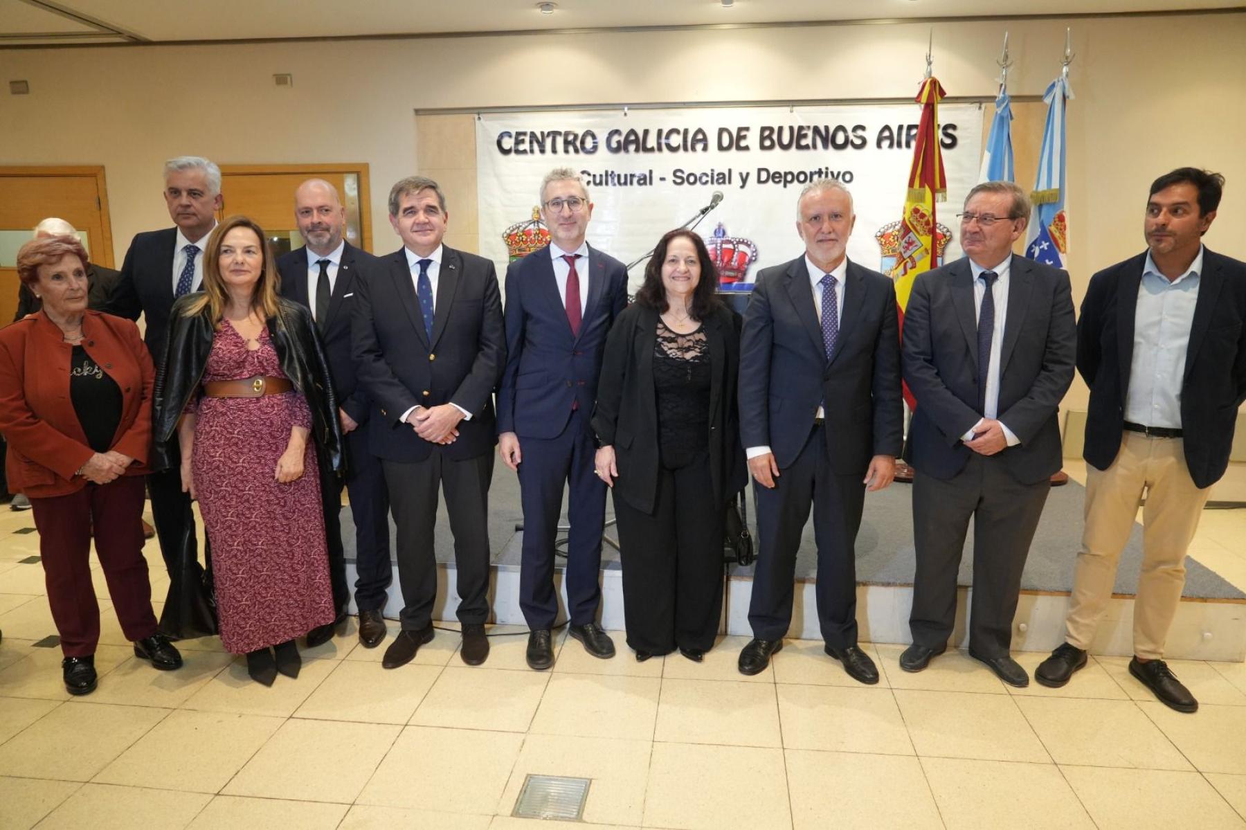 Encuentro con la colectividad española en Buenos Aires (Argentina)